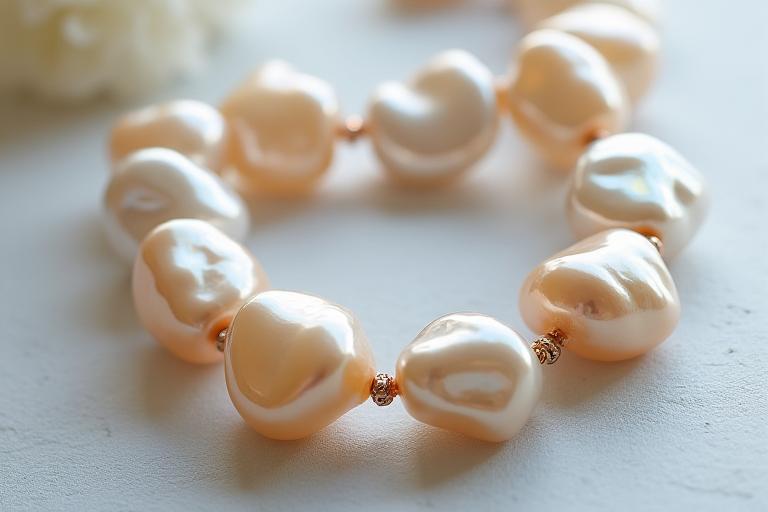 Modern baroque pearl jewelry