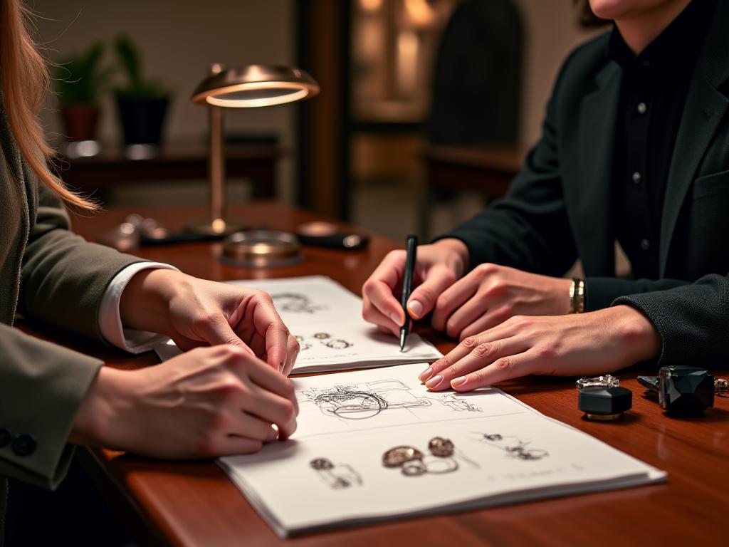 Private jewelry design consultation