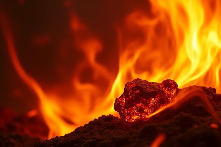 Fire-inspired elemental jewelry